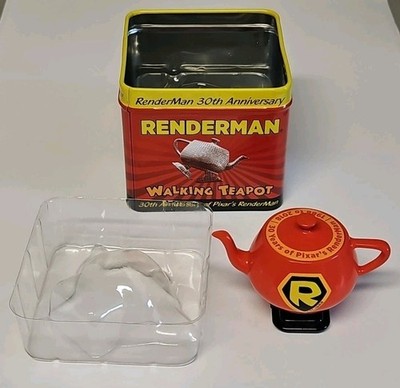 ´Mrs Nesbit´ teapot Pixar Renderman PIXAR RenderMan 30th Anniversary Walking Teapot (READ) | eBay