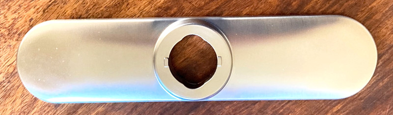 • MOEN 10 in Kitchen Faucet Hole Cover Deck Plate • Escutcheon For 1 or 3 Hole •