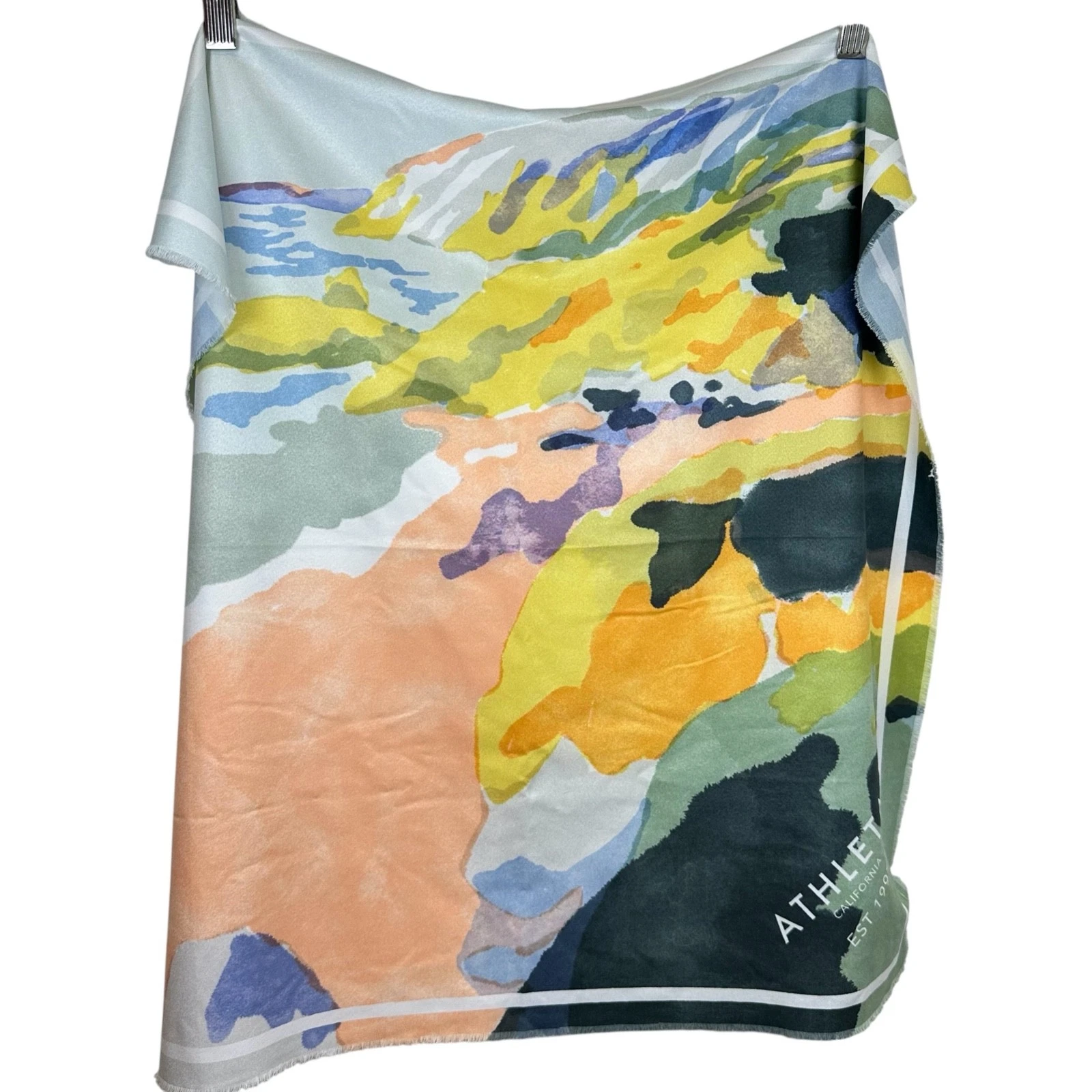 Athleta National Parks Bandana 25" Square Frayed Edge Poly Spandex Scarf
Opens in a new window or ta