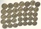1980 1981 1982 1983 1984 1985 1986 1987 1988 1989 Roosevelt  DIMES Lot of 35