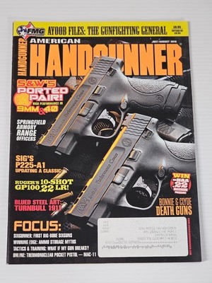 American Handgun Magazine July Aug 2016 S&W Ported Pair 9mm .40 #440
