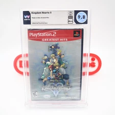 PS2 PlayStation 2 KINGDOM HEARTS II 2 - WATA GRADED 9.8 A++! NEW Factory Sealed!