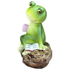 Rana Seduta Statua Di All'aperto Oggetti Da Collezione Rane Arredamento Della