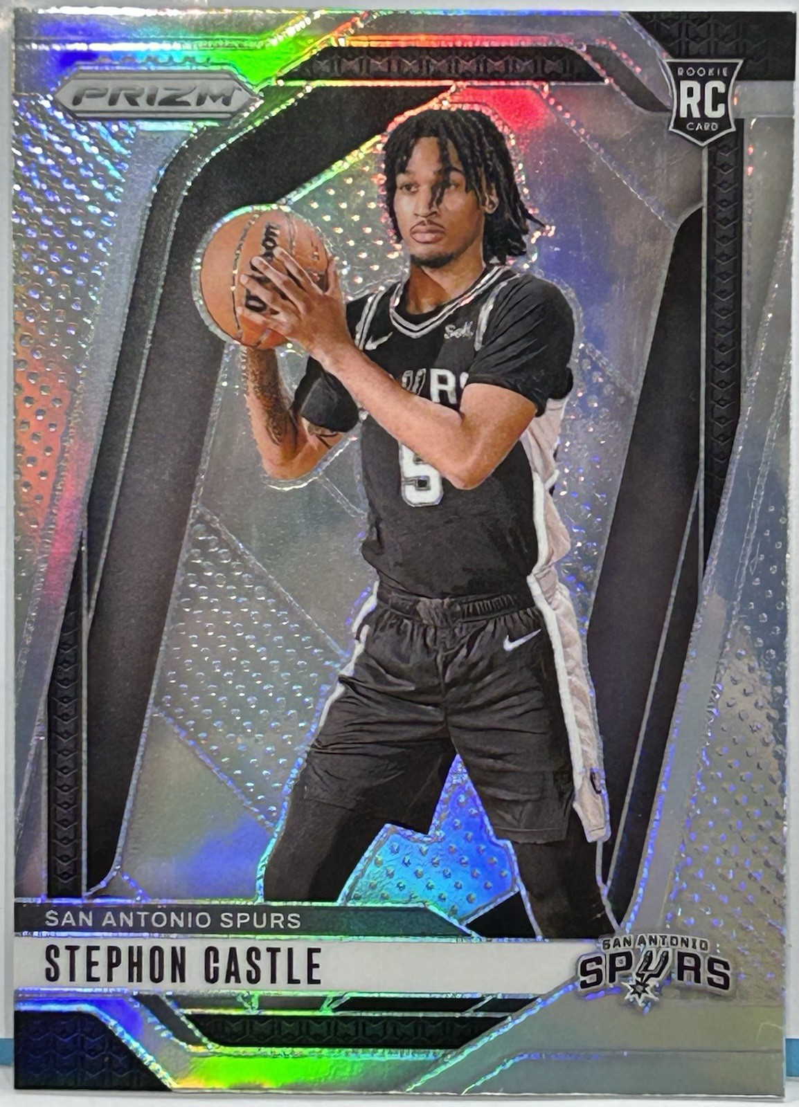 2024-25 Panini Prizm Stephon Castle RC Rookie Silver Prizm #234 Spurs 🔥