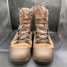 Haix Scout German Army Combat Walking Hiking Boots - Brown Goretex Size UK 10