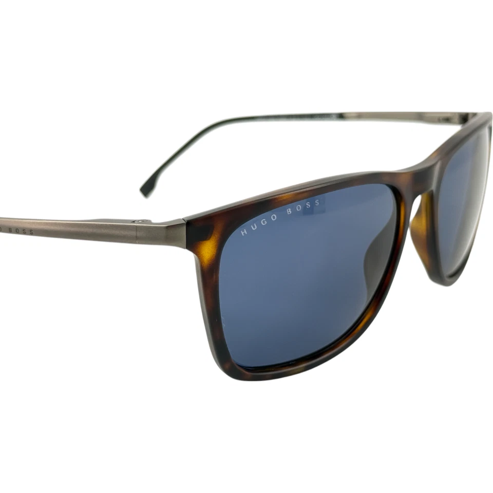 Gafas de sol Hugo Boss 1249S de plástico para hombre 0N9PKU mate Habana con lentes grises 56-16 Foto 4 de 4