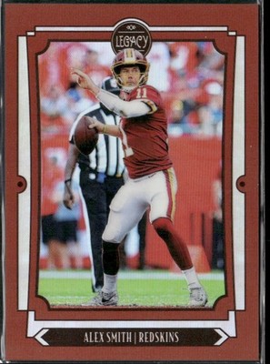 2019 Panini Legacy Premium Edition Ruby Prizm /100 Alex Smith #99 Red Skins