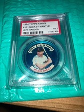 1964 Topps Coins #131 Mickey Mantle Left Handed PSA 7