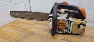 STIHL MS200T Top Handle Gasoline Powered Chainsaw USED