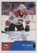 2021-22 Upper Deck AHL Auto Zac Dalpe #48 Auto l5j