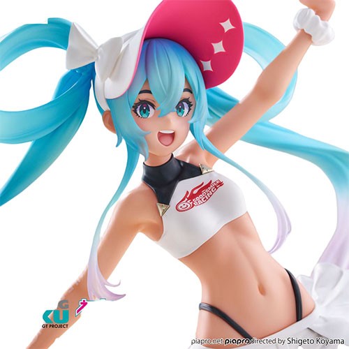 Figurine Hatsune Miku Racing 2024 Summer Trio-Try-It Furyu de 21cm