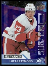 2021-22 Upper Deck Ice #SZ-60 Lucas Raymond Sub Zero #/999