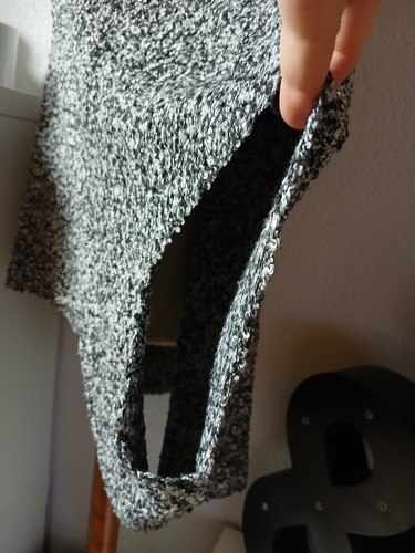 Poncho grau meliert weiche Wolle Pepe Jeans London Gr.36/38 Vintage Übergang - Bild 4 von 6
