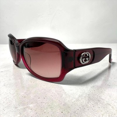 GUCCI GG2934 Sun Red GG Pattern  Authentic Full Rim Designer
