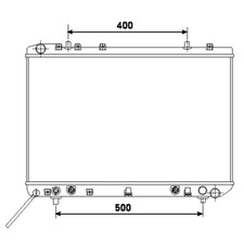 RADIATOR WATER COOLER ENGINE COOLING FOR SSANGYONG 2131001005 NEW