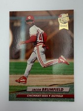 #481 Jacob Brumfield [Rookie] Reds 1992 Fleer Ultra Baseball Card NM. rookie card picture