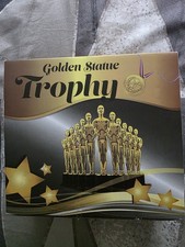 Gold Award Trophies (6 Inches) Bulk Golden Plastic Statues