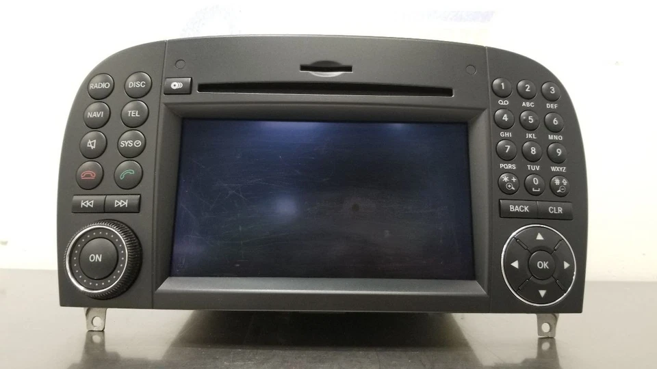09 MERCEDES BENZ AMG SL63 R230 RADIO RECEIVER INFORMATION DISPLAY 2308702594 - Image 2 of 4