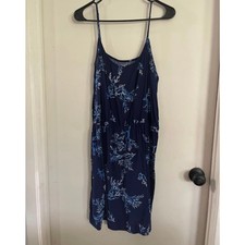 Women's Old Navy Sundress Size XL Nautical Adjustable Straps