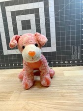 Toys R Us Pink Floral Puppy Dog Plush   Small Cute Stuffed Animal 2013