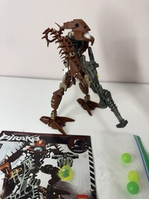 Lego Bionicle Avak 8904 100% Complete Piraka 2006 4 Zamora Spheres + Instruction