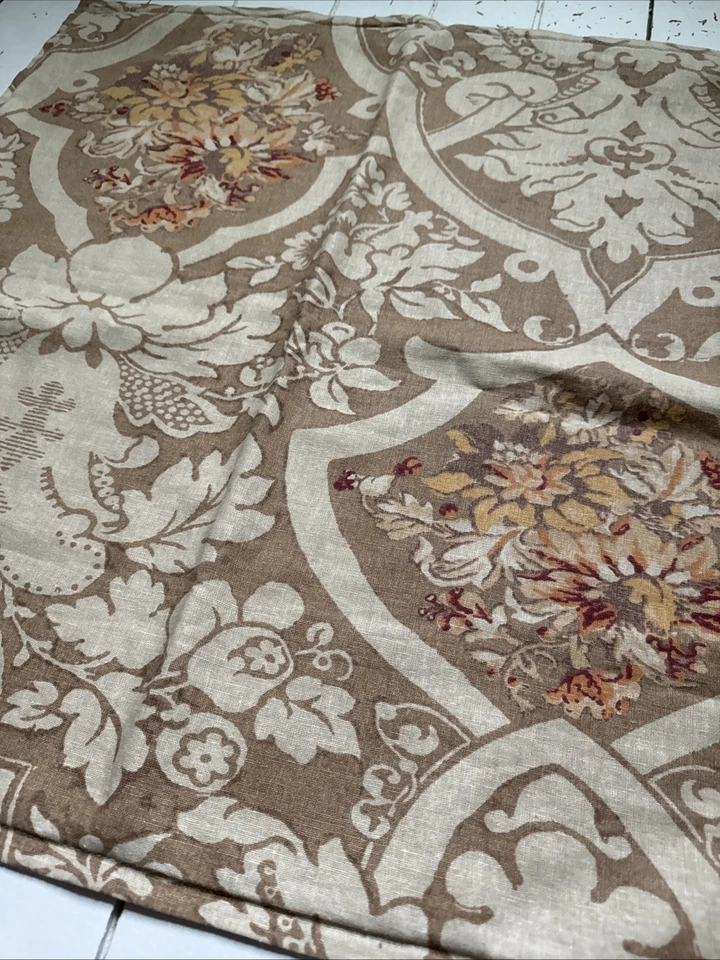 24” X 24” Pottery Barn Camilla Cotton Linen Blend Floral Pillow Cover - Image 2 of 4