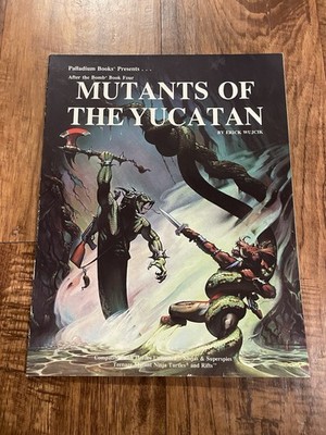 Teenage Mutant Ninja Turtles TMNT RPG Mutants of the Yucatan Palladium