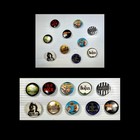 Vintage Pinback Button Lot 10pc Beatles Goonies Star Wars AC/DC Beetlejuice IKE — photo 5