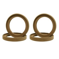 2 Pair Flush Mount 6.5 inch Speaker Rings MDF Car Audio Mounting Spacer