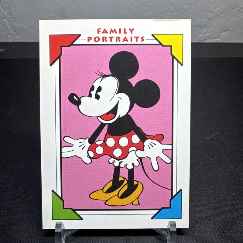 1991 impel Disney - 101 Family Portraits - Minnie Mouse