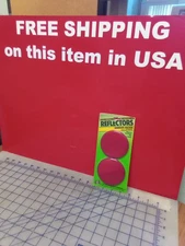 Hy-Ko   CDRF-4 Adhesive Backed S.A.E. Approved Reflectors 2 Pack, New Old Stock,