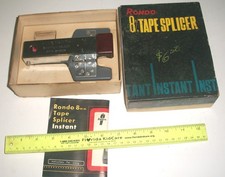 RONDO INSTANT 8mm FILM SPLICER , In Near Perfect Cond w/ Instructions  Orig Box