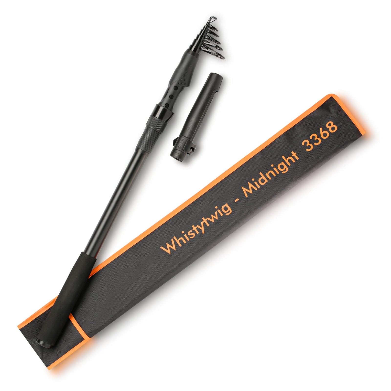Whistytwig Carbon Fiber Telescopic Fishing Rod - Easy Travel & Storage -