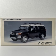 AUTOart 1 18 TOYOTA FJ CRUISER Black AutoArt Toyota FJ Cruiser Black Aa SUV Mini