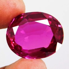 Certified Oval Pink Tourmaline Rubellite Gemstone 39.40 Ct Genuine Loose Gems