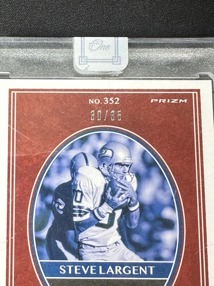 2020 Panini One Once Upon a Time Signature Steve Largent Auto /35 #352 Seahawks! - Image 4 of 4