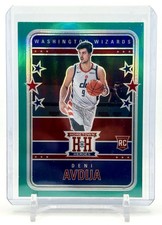 2020-21 Panini Chronicles Hometown Heroes Optic Deni Avdija #563 Teal Prizm RC