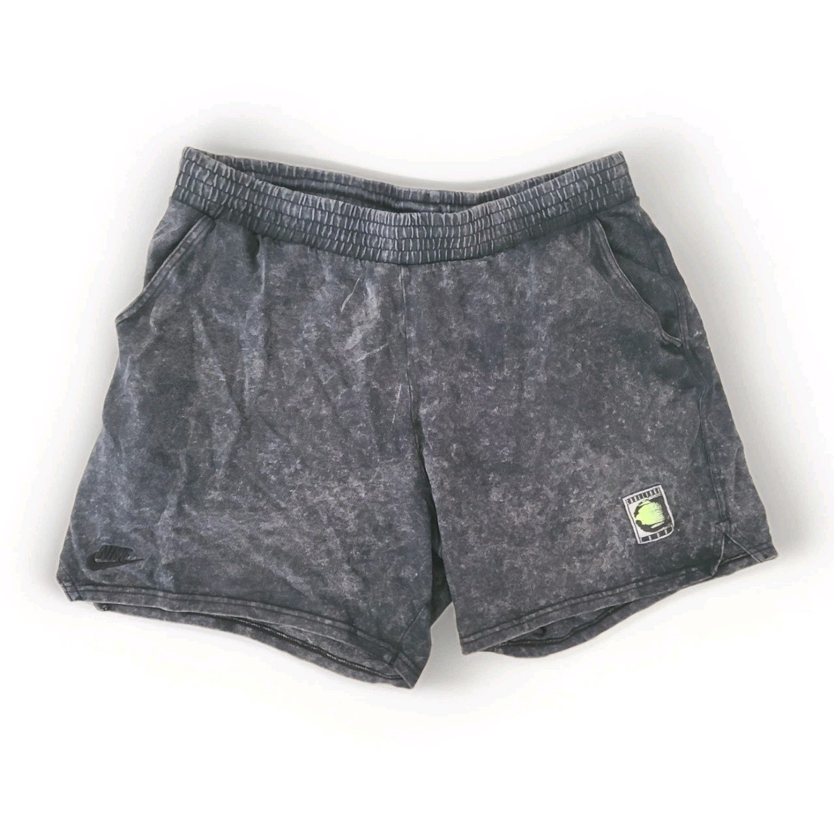 USED Size XL Nike Challenge Court Acid Wash Tennis Shorts ANDRE