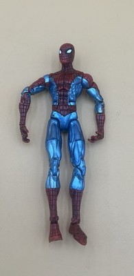 *RARE* 2002 Marvel Legends Metallic Blue Spider-Man  Toybiz 6'' Action Figure