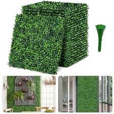 Artificial Grass Wall Panels Backdrop, 10"X10" 12P 8.4 10"X10" 12PCS Green Z1