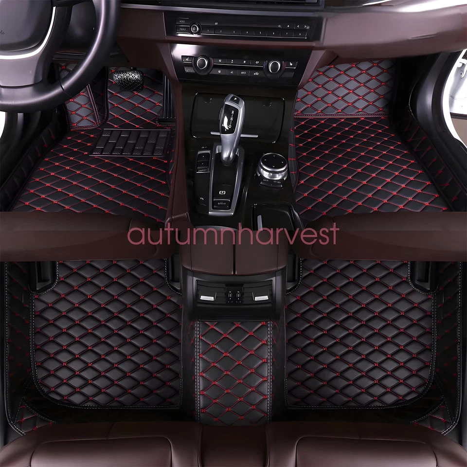 Alfombrillas forros delanteras y traseras de cuero de microfibra para Mini Cooper R56 2006-2014 Foto 4 de 4