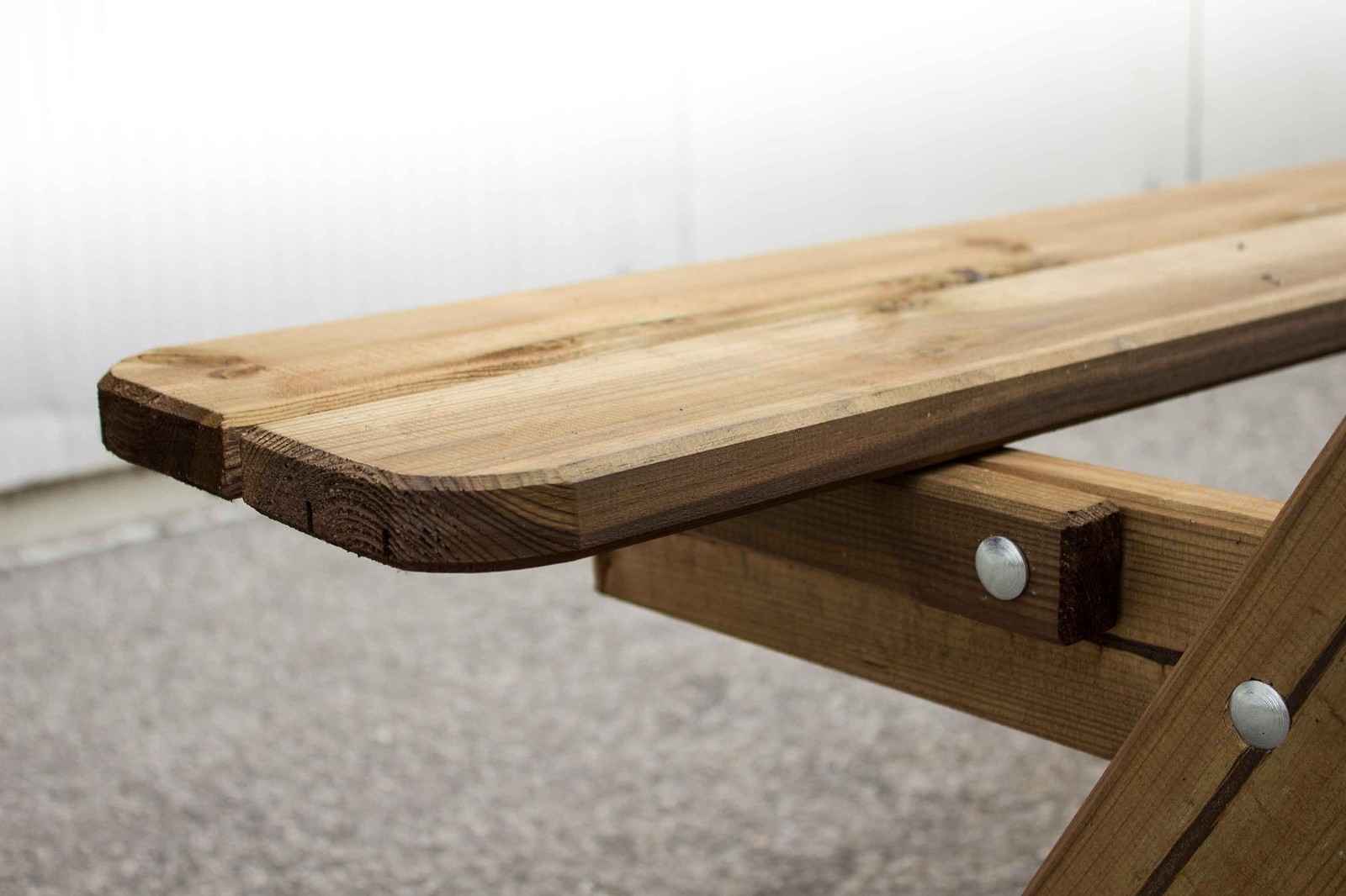 Tavolo da picnic VERENA SMALL con 2 panche in legno massello, LAP 150x69x157 cm foto 3