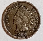 Indian Head Penny Lot of "1" VERY NICE 1899 GOOD OR BETTER°$ FREE SHIPPING $#310