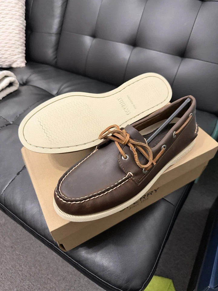 Zapato informal Sperry Top-Sider STS13398 2 ojos para hombre - marrón Foto 3 de 4
