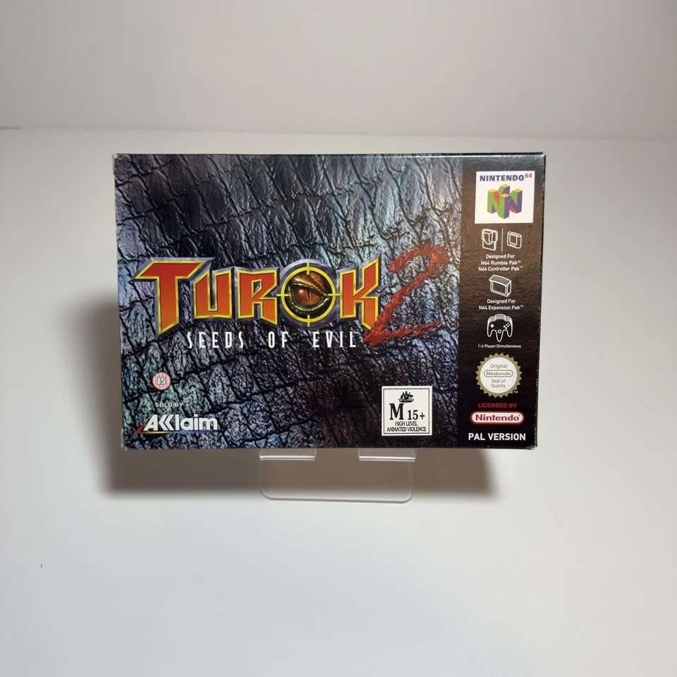 Turok 2: Seeds of Evil Nintendo 64 Complete In Box VGC N64 CIB - Image 2 of 4