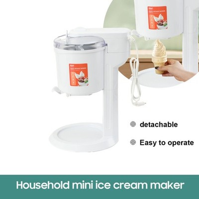 Softeismaschine 1L Automatic Mini Eismaschine Eiscreme für Zuhause Icemaker 20W