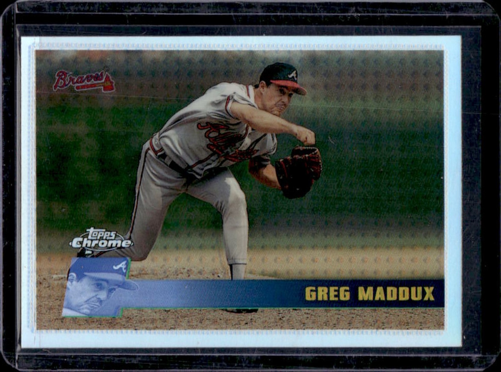 1996 Topps Chrome Greg Maddux Refractor #125 Braves