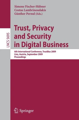 Simone Fischer-Hübner (u. a.) | Trust, Privacy and Security in Digital Business