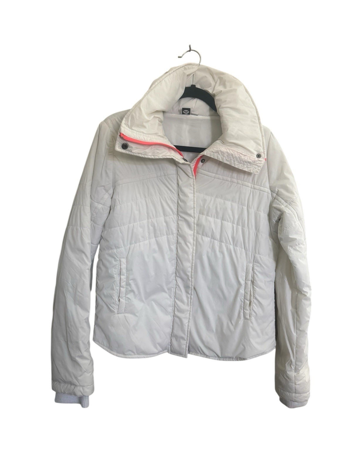 Roxy Medium White Ivory Lightweight Puffer Jacket… - image 1