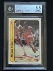 1986-87 Fleer Sticker Set-Break #8 Michael Jordan 🐐 BGS 8.5 NM-MT+ LOOKS MINT
